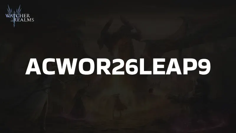 Watcher of Realms Промокод ACWOR26LEAP9