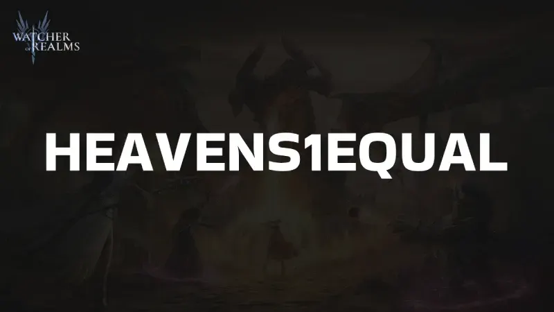 Watcher of Realms Промокод HEAVENS1EQUAL