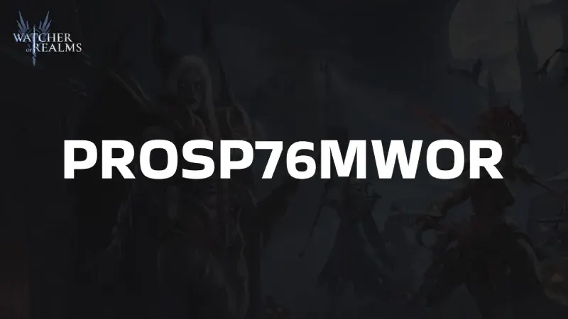 Watcher of Realms Промокод PROSP76MWOR