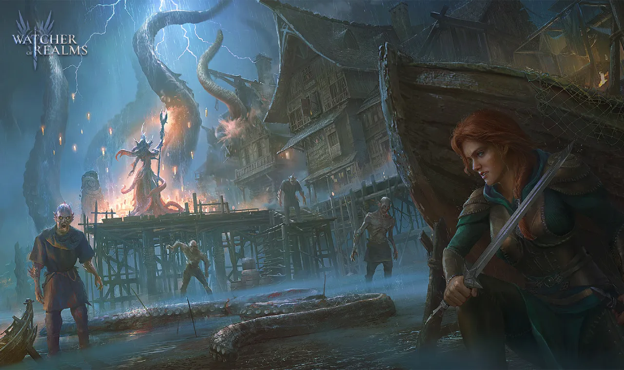 Watcher of Realms в деревне